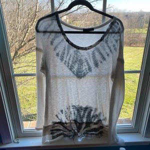 Tie dye oversized sweater